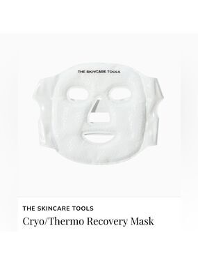 NEW White Cryo/Thermo Recovery Mask Depuffing Mask Reusable Cryo